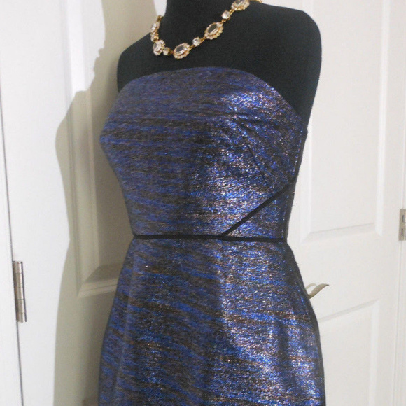 J CREW NIghtwatch Metallic Dress 4 NWT $425 Party - Picture 4 of 7